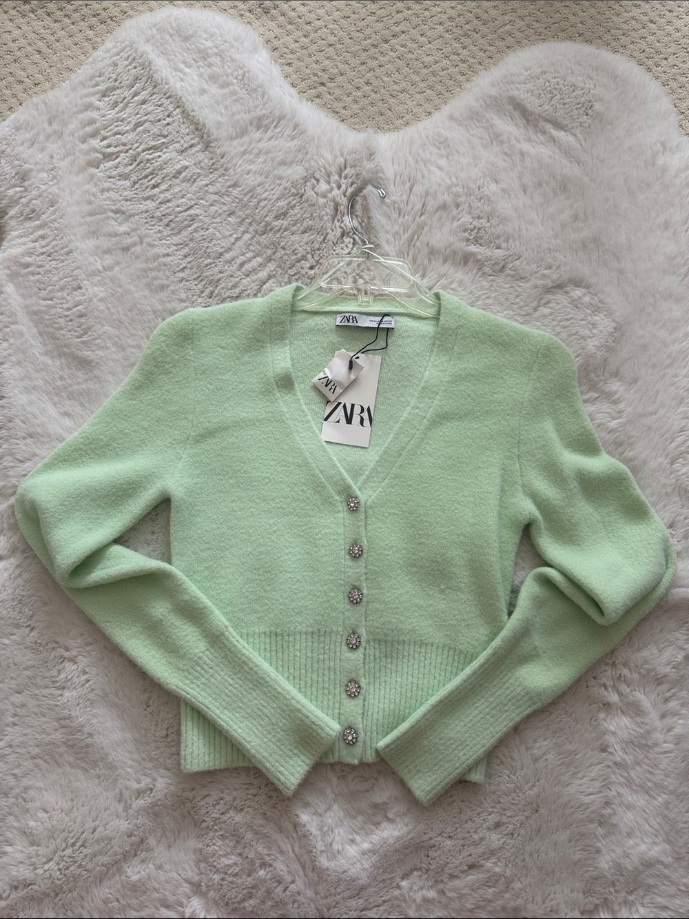 Zara Mint-Green Cardigan